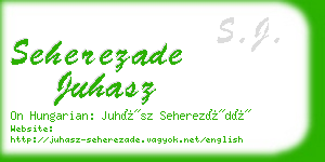 seherezade juhasz business card